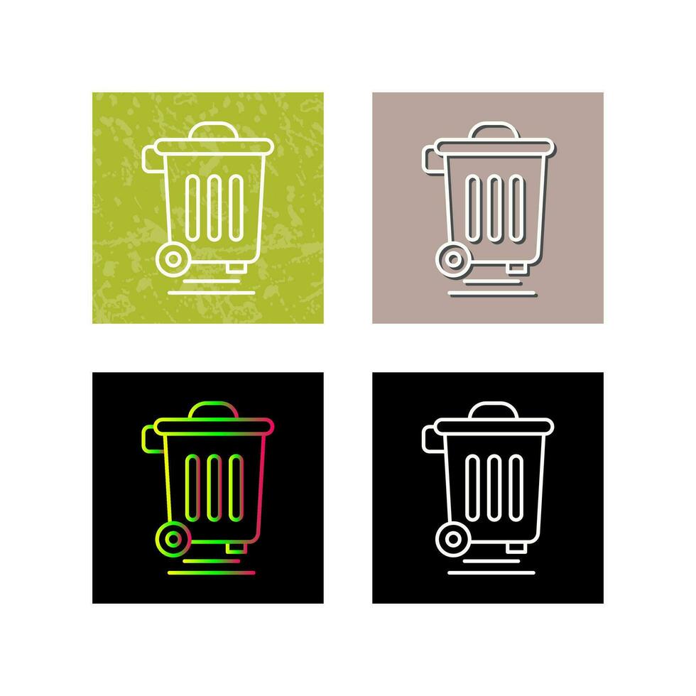 Dustbin Vector Icon
