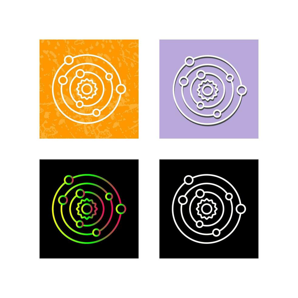 Solar System Vector Icon