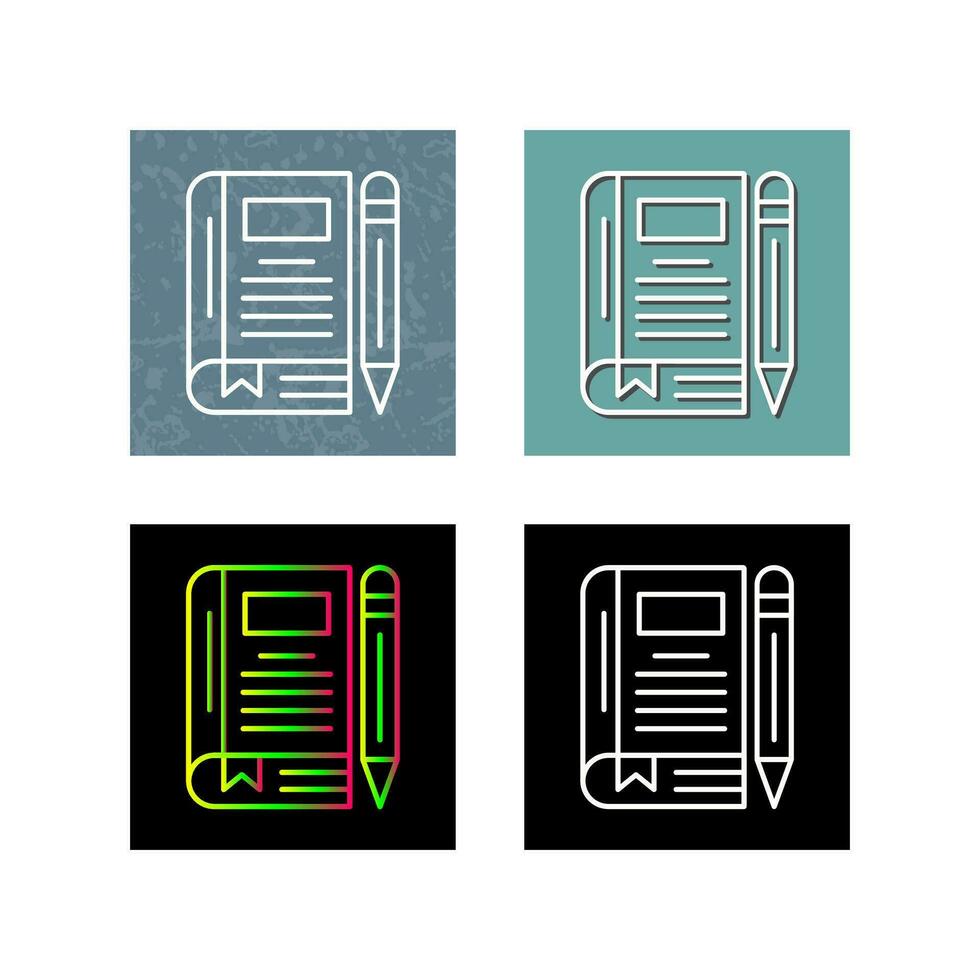 Diary Vector Icon