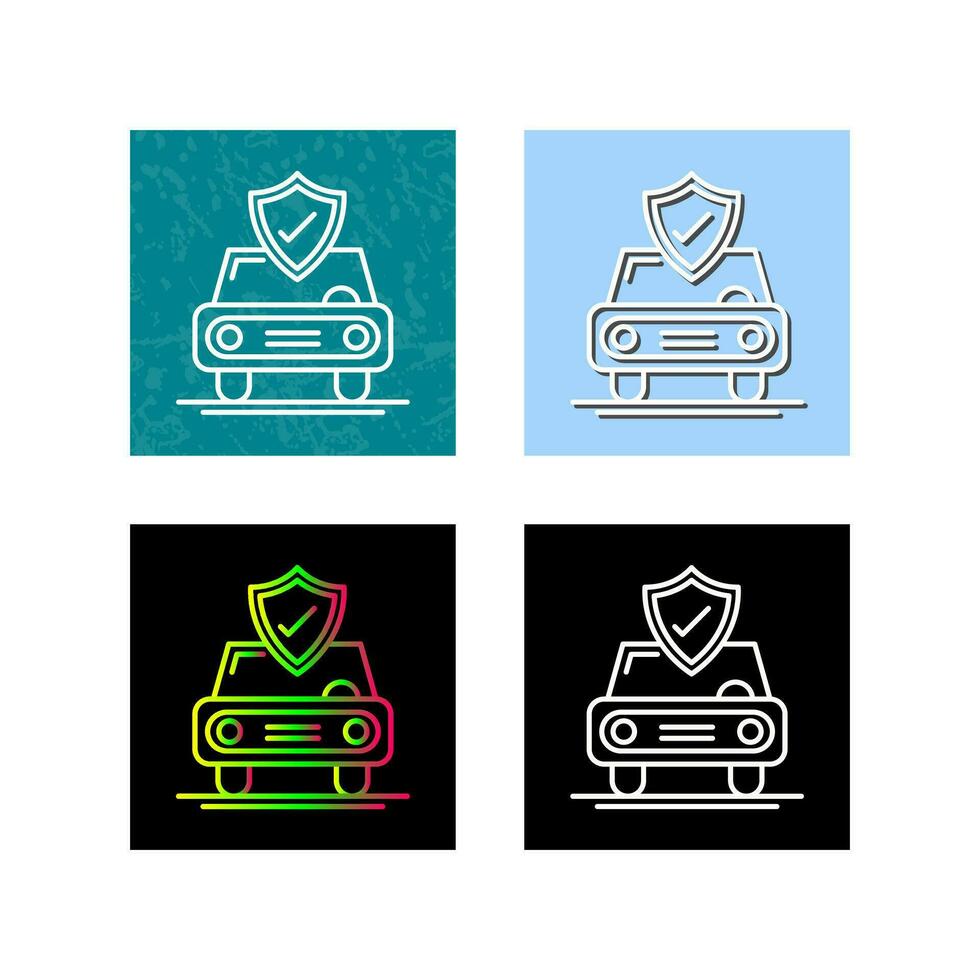 Car Protection Vector Icon