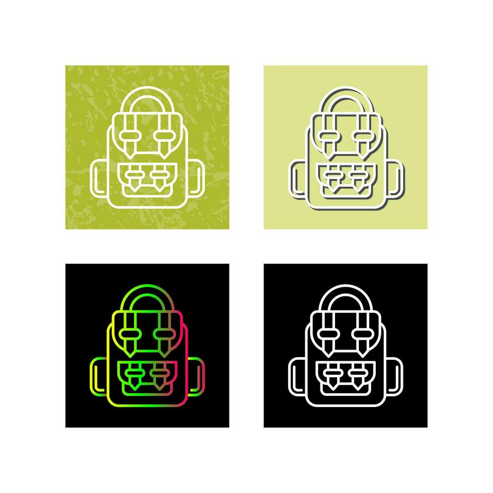 Backpack Vector Icon