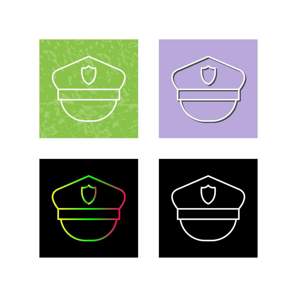 Police Hat Vector Icon