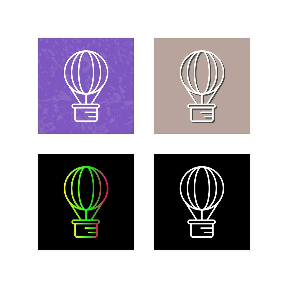 Hot Air Balloon Vector Icon