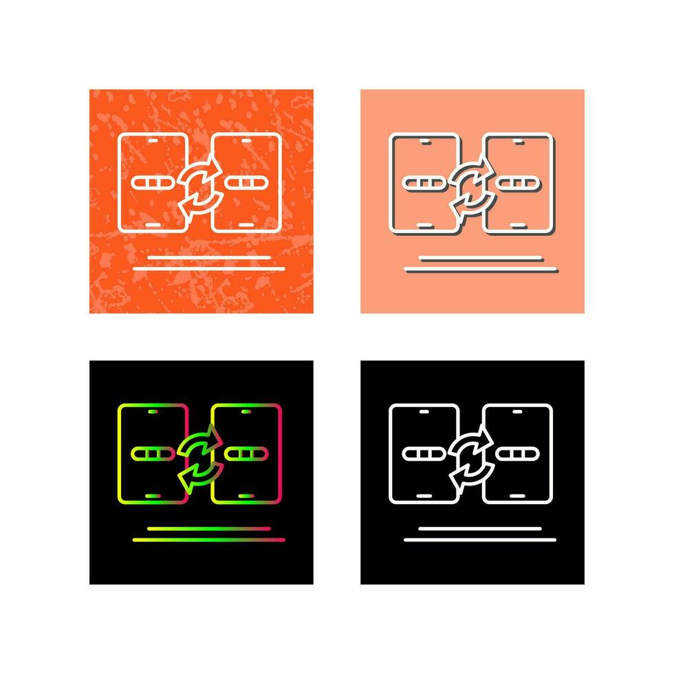 Data Transfer Vector Icon