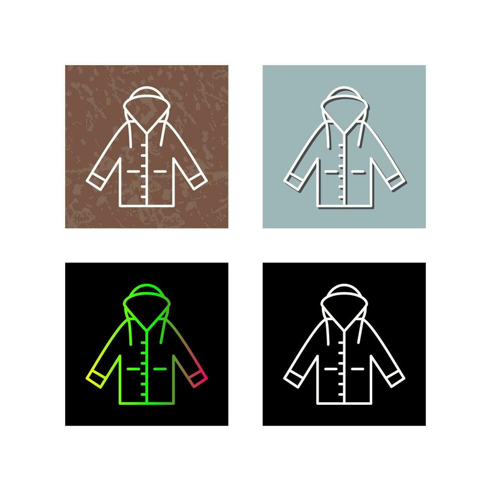 Raincoat Vector Icon