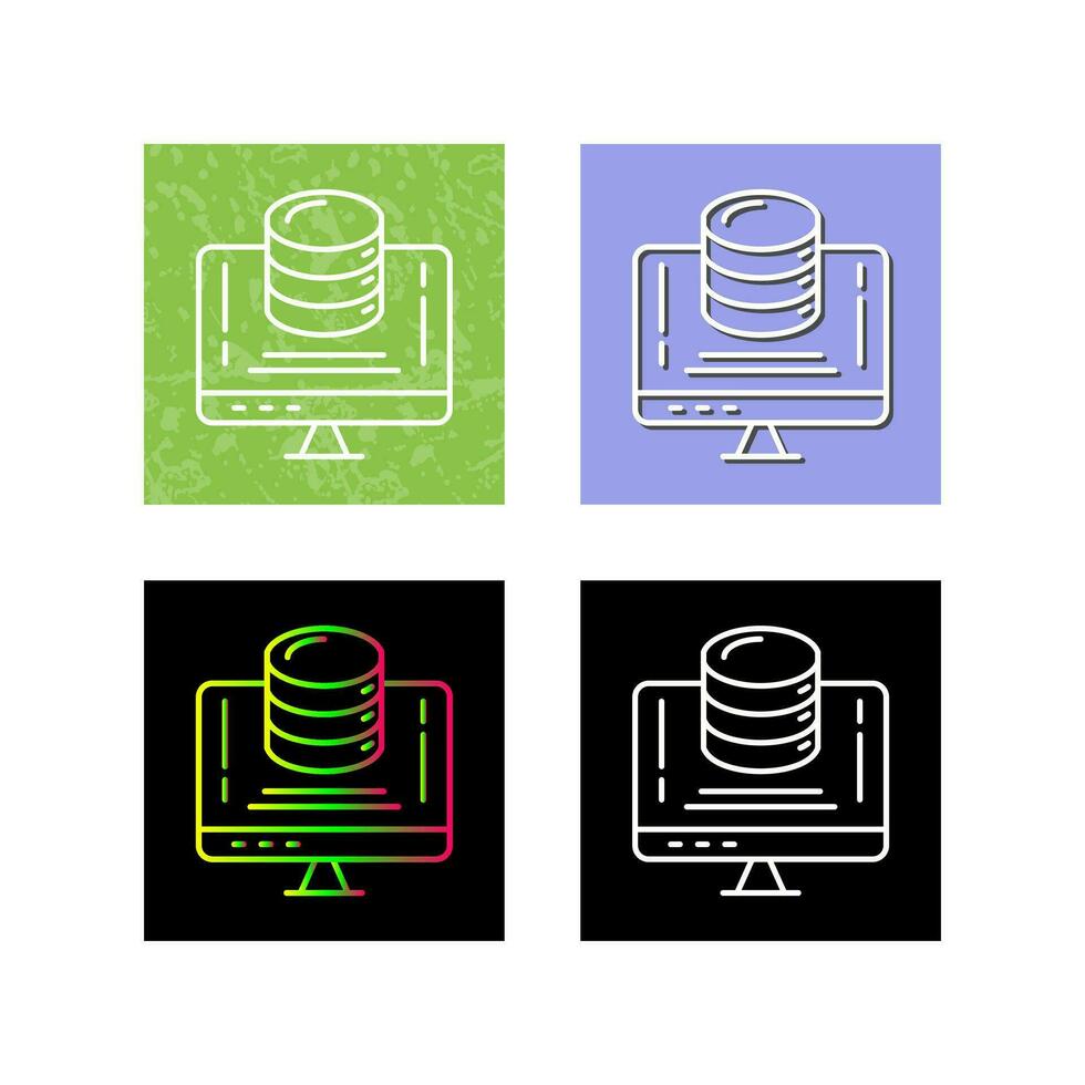 Data Storage Vector Icon