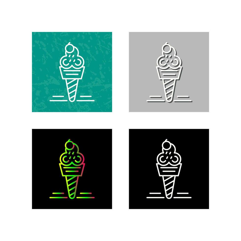 icono de vector de helado