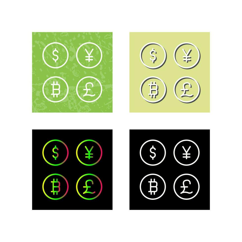 Currency Symbols Vector Icon