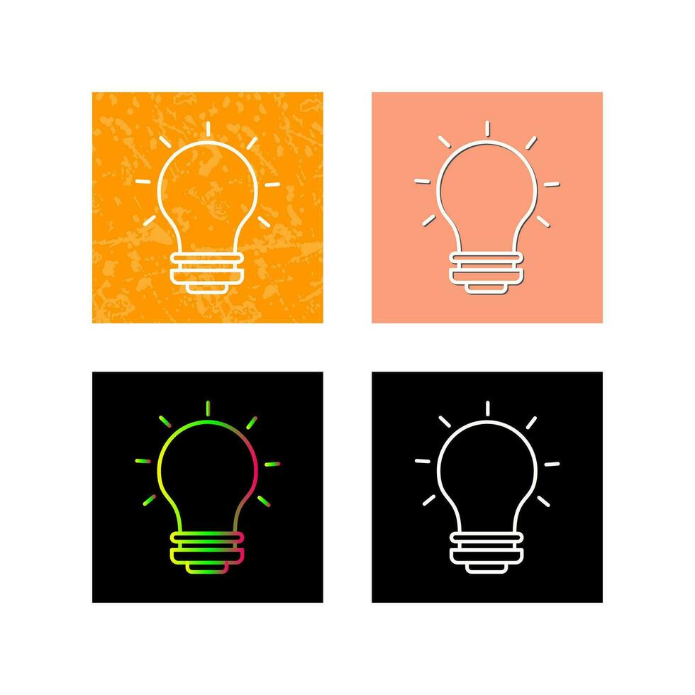 Light Bulb Vector Icon