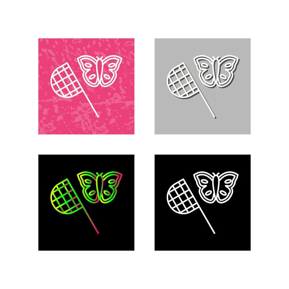 Butterfly Catcher Vector Icon
