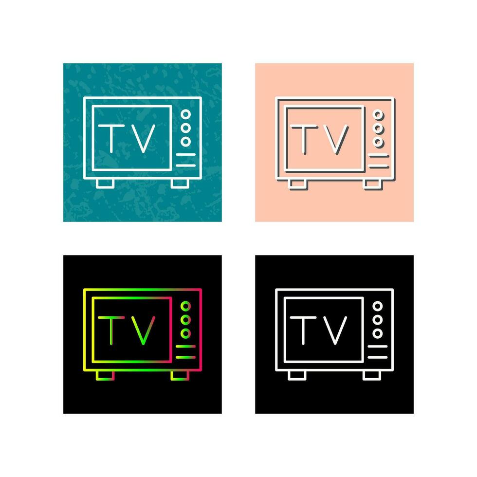 icono de vector de tv