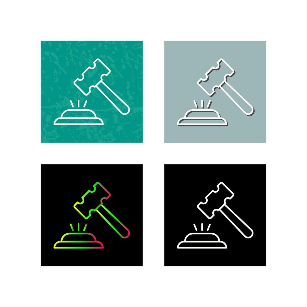 Gavel Vector Icon