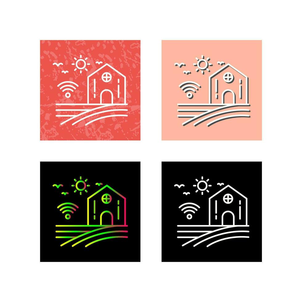 Smart Farm Vector Icon