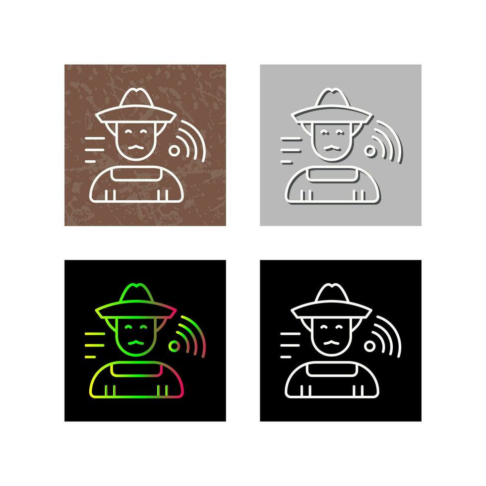 Farmer Vector Icon