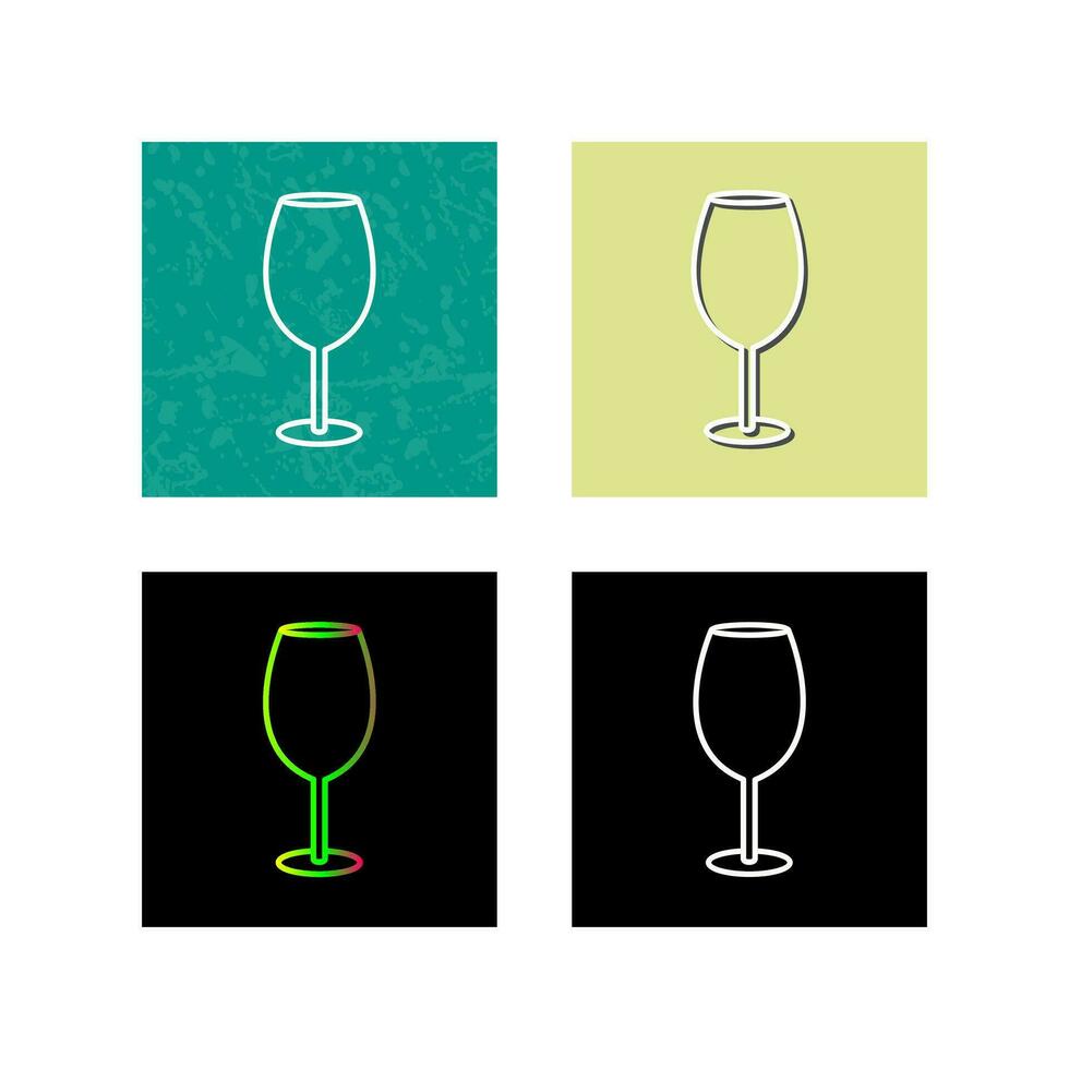 icono de vector de copa de vino