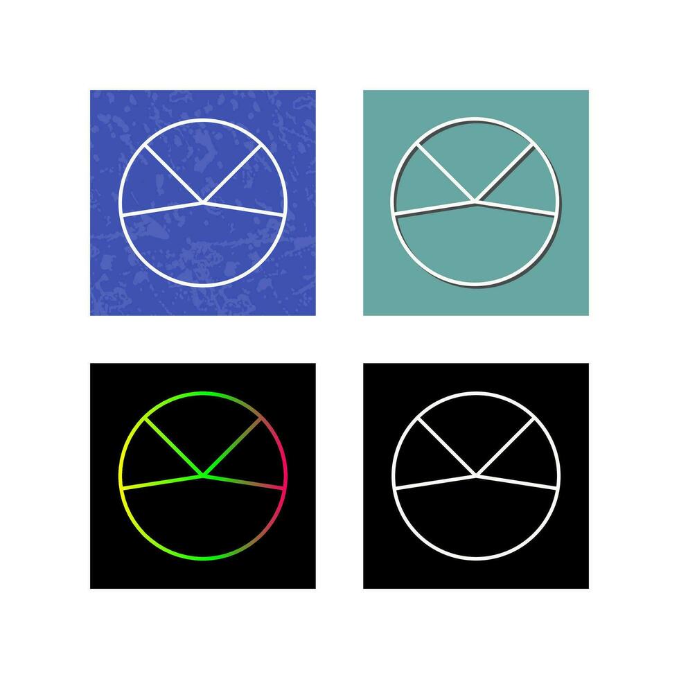 Pie Chart Analysis Vector Icon