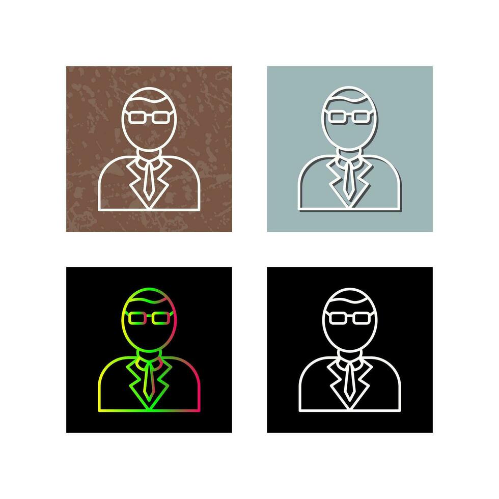 Casino Manager Vector Icon