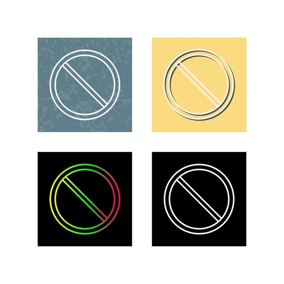 Prohibited Vector Icon