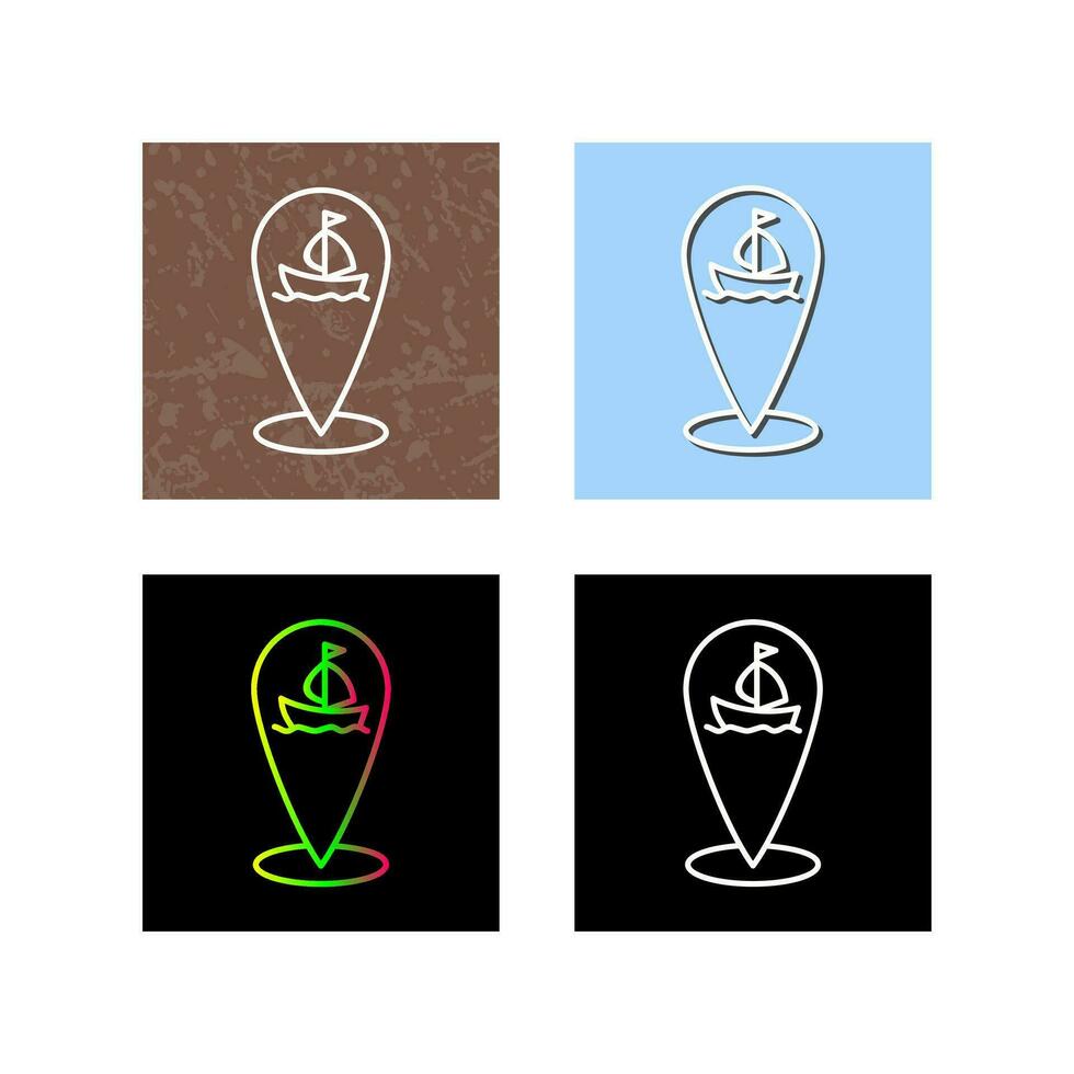 Shipping Location Vector Icon