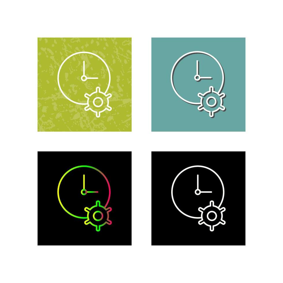 Unique Time Optimization Vector Icon