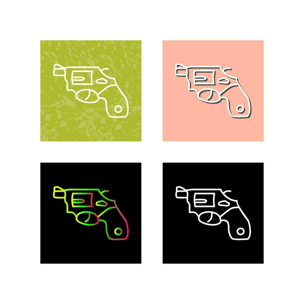 Unique Revolver Vector Icon
