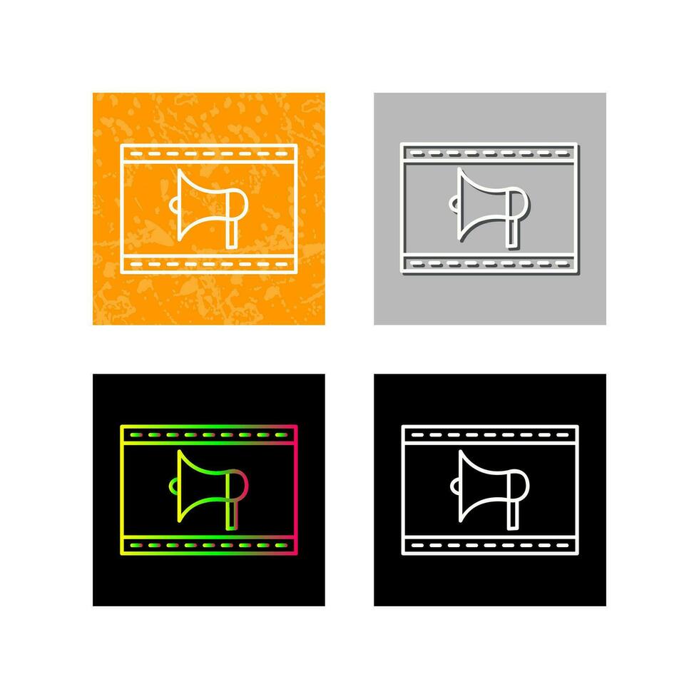 Unique Internet Ads Vector Icon
