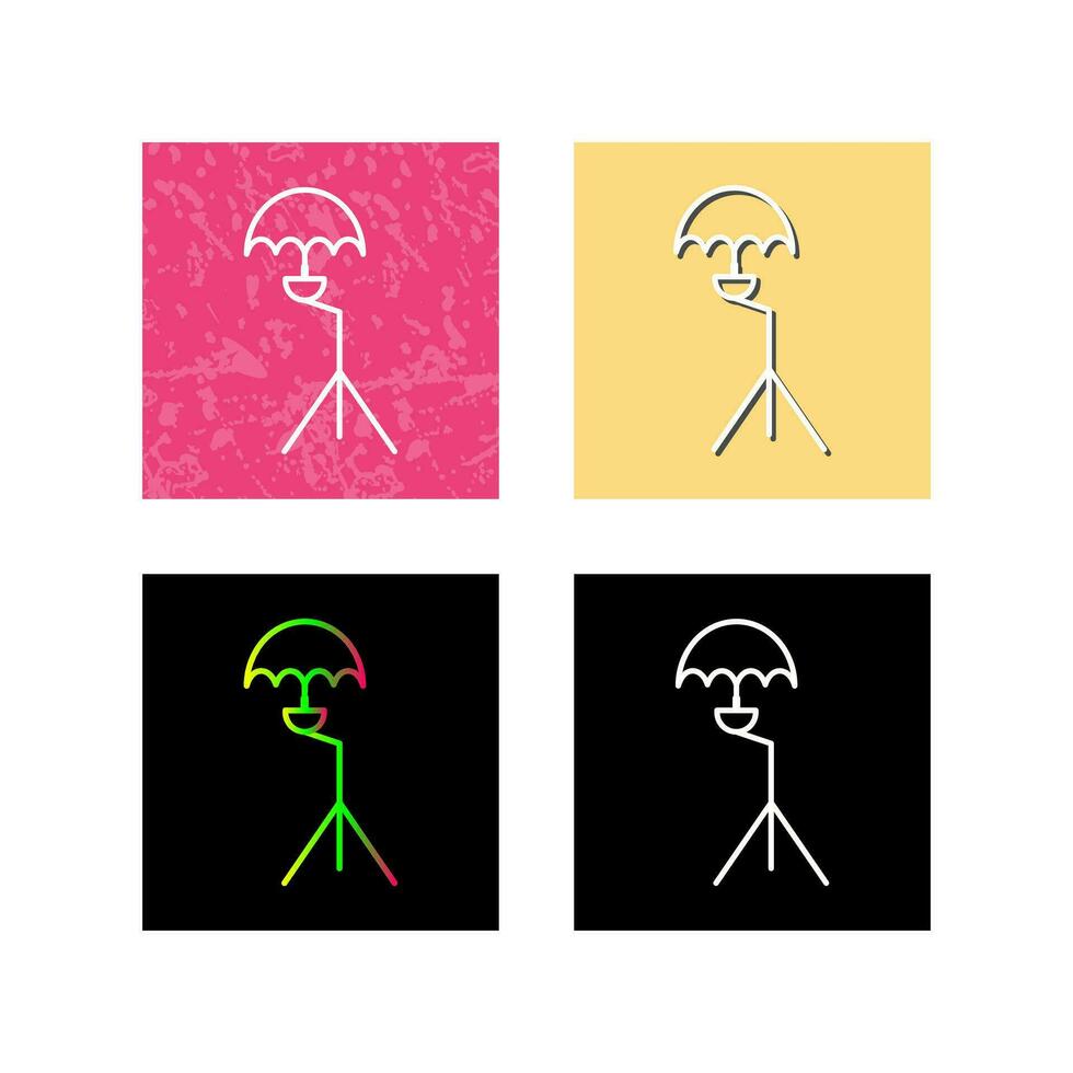 Unique Umbrella Stand Vector Icon