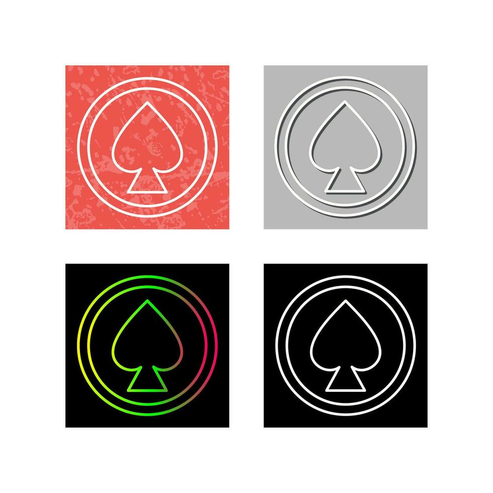 Unique Spade Vector Icon