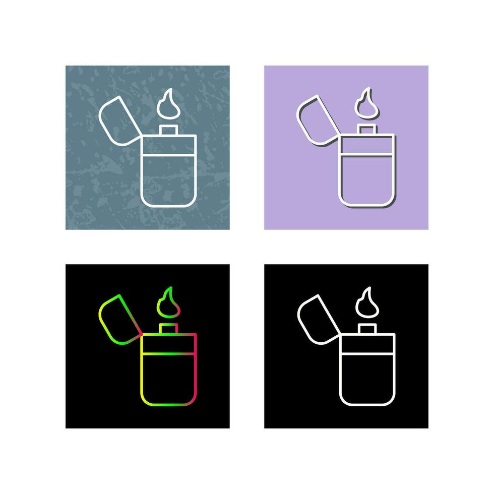 Unique Lighter Vector Icon