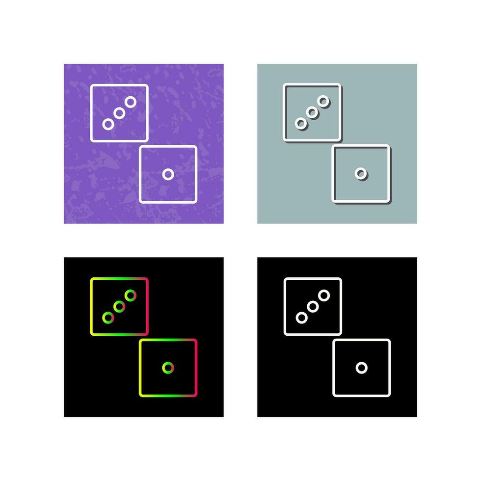 Unique Dice Vector Icon