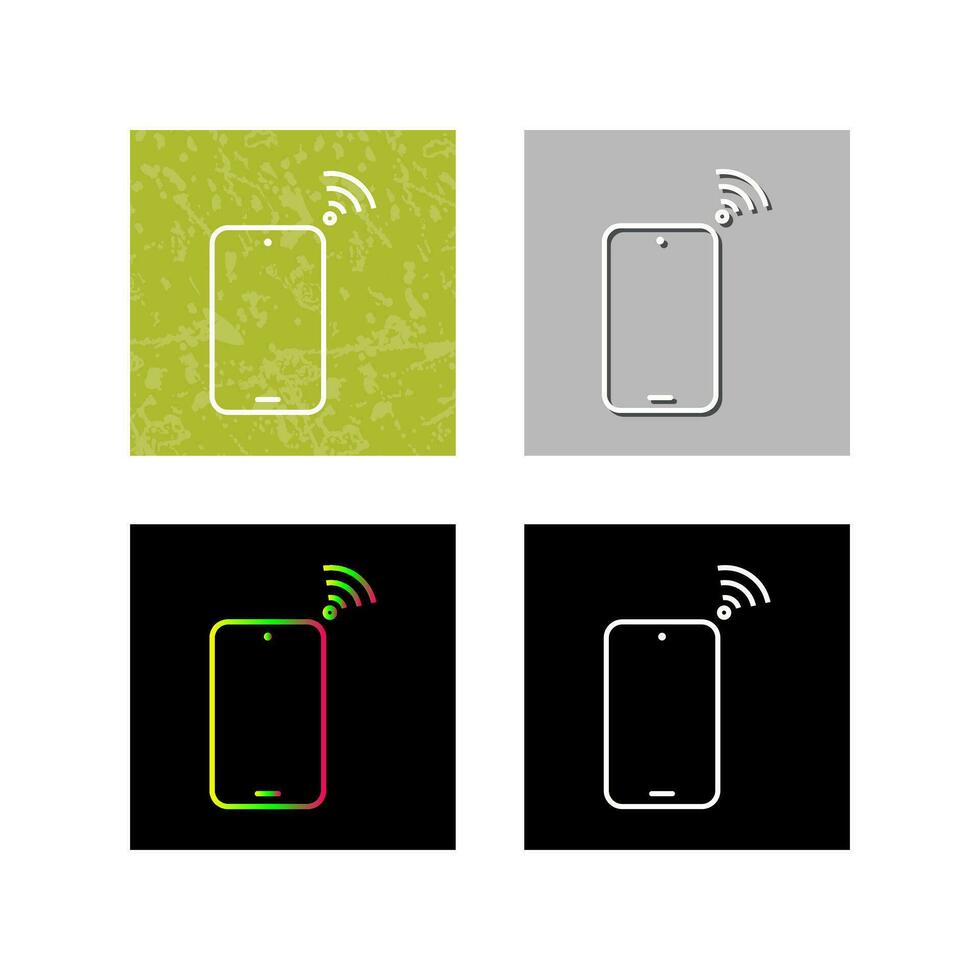 Unique Connected Device Vector Icon