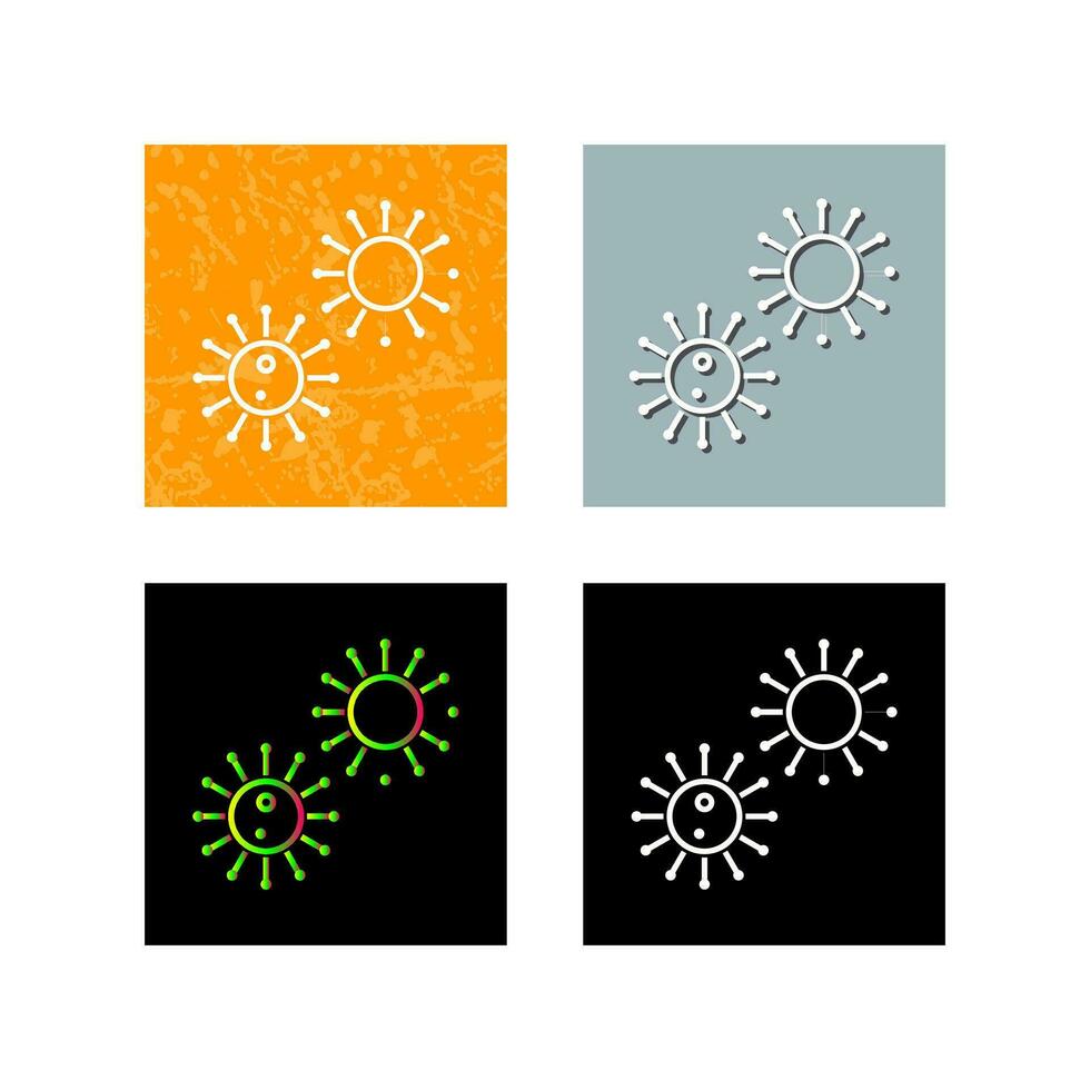 Unique Virus Vector Icon