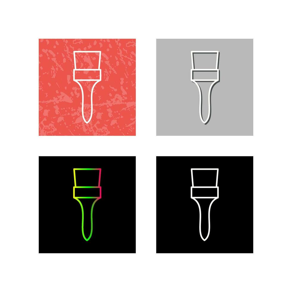 Unique Brush Vector Icon