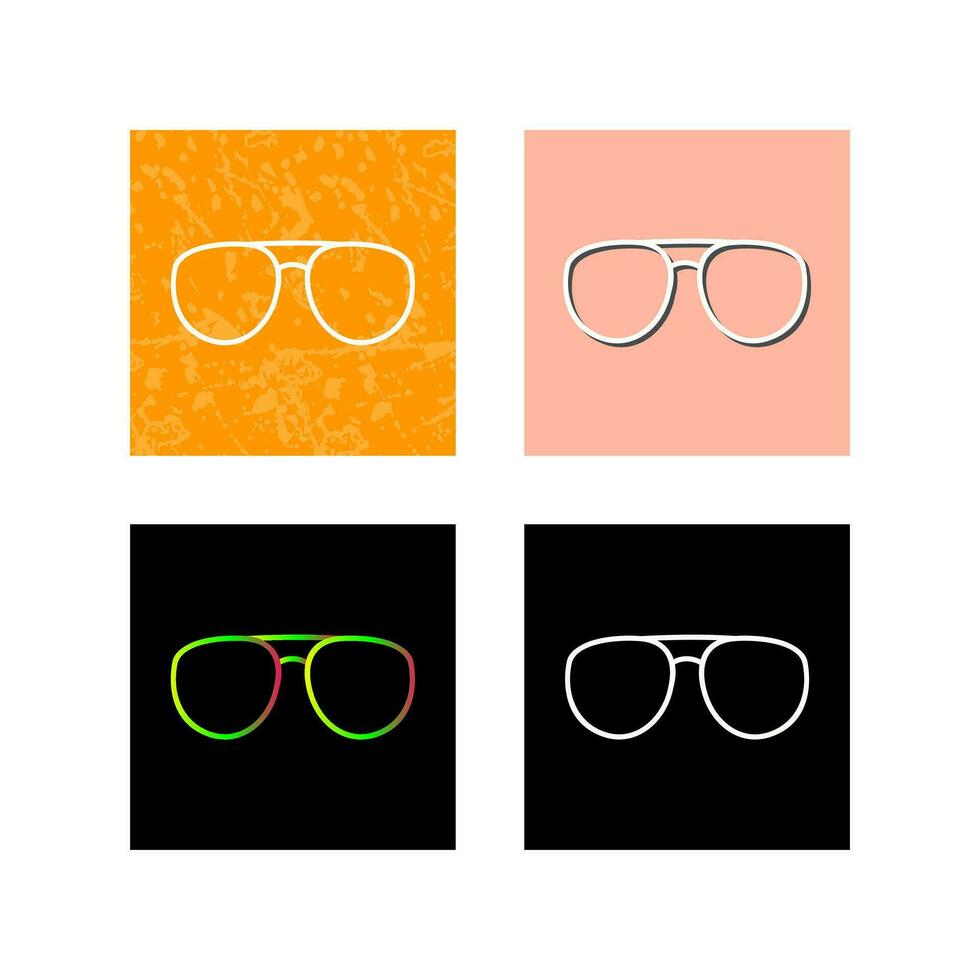 Unique Glasses Vector Icon