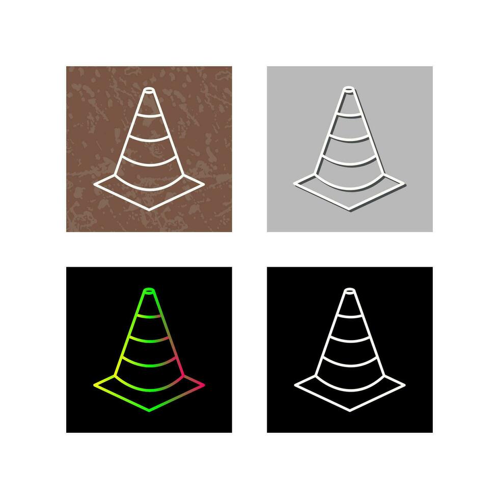 Unique Cone Vector Icon