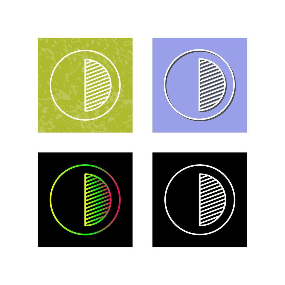 Unique Contrast Vector Icon