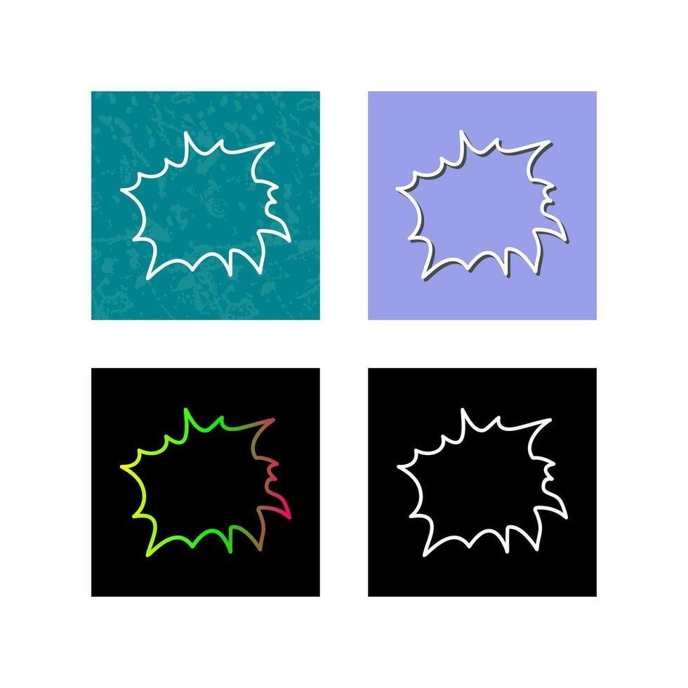 Unique Explosion Vector Icon