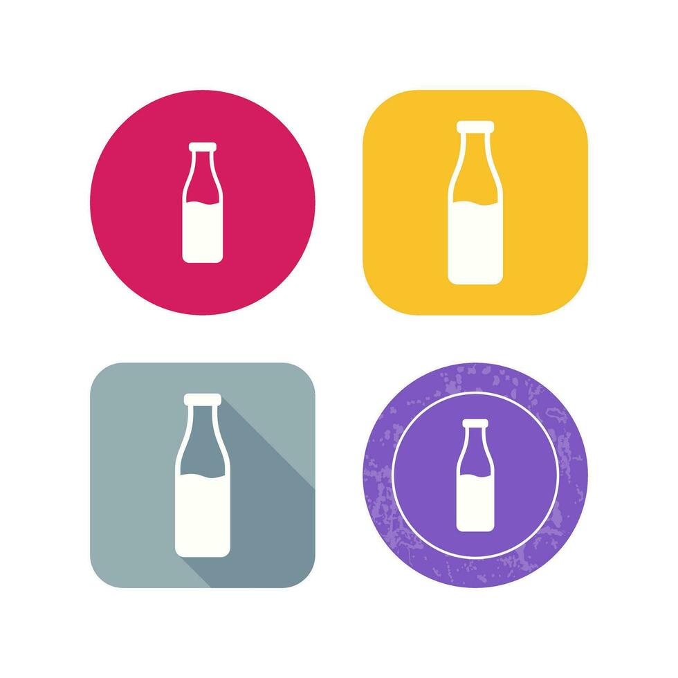 Milk Bottle Vector Icon