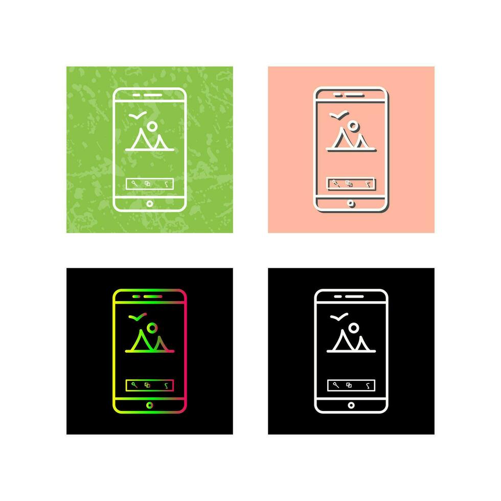 Unique Edit Picture Vector Icon