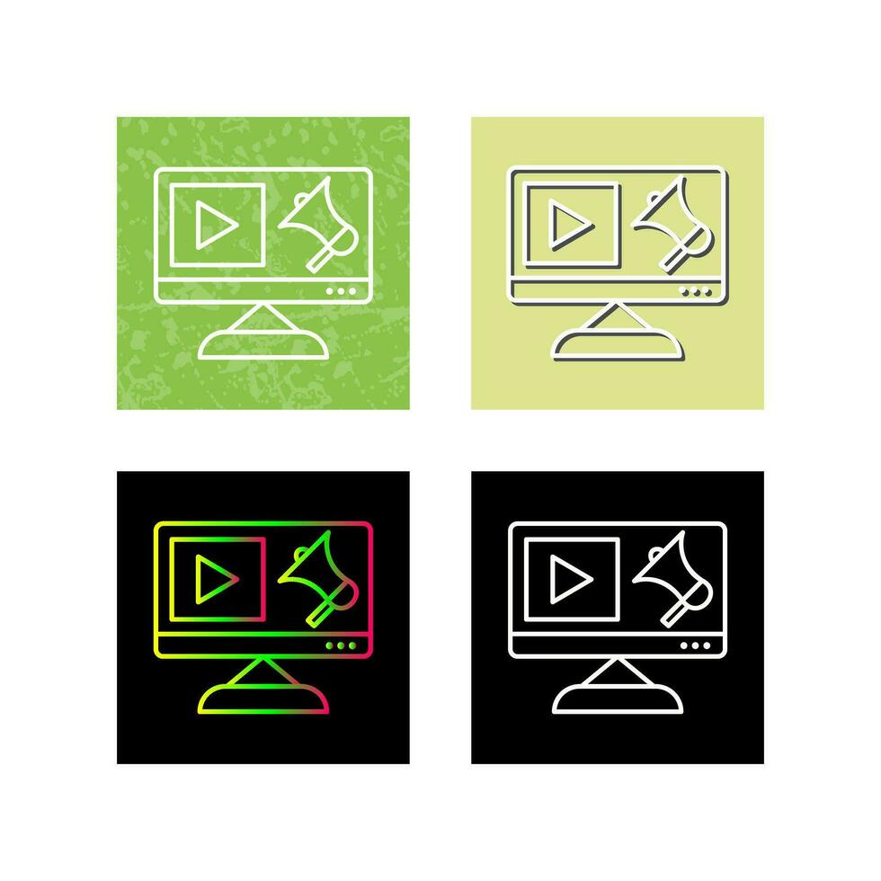 Unique Digital Marketing Vector Icon