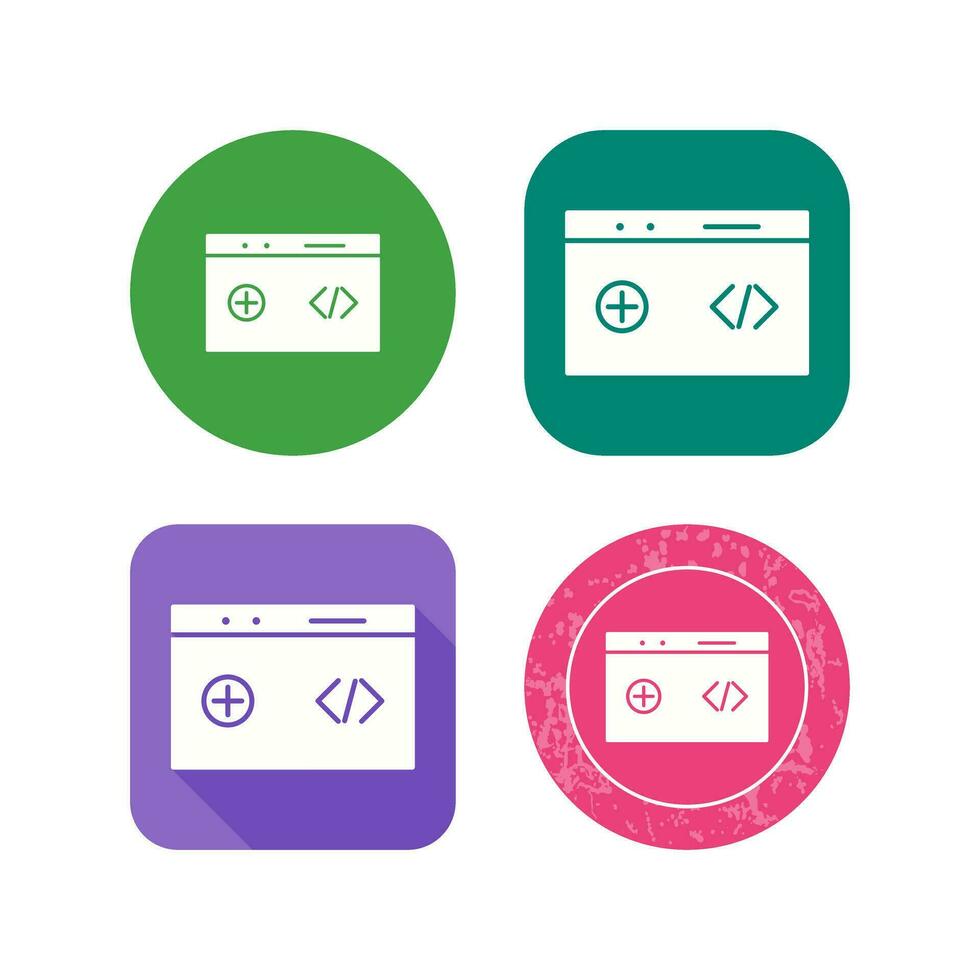 Unique Clean Code Vector Icon