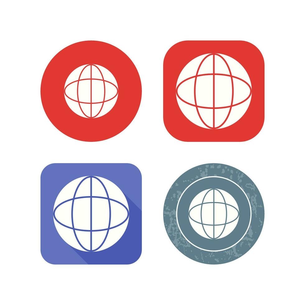 Unique Globe Vector Icon