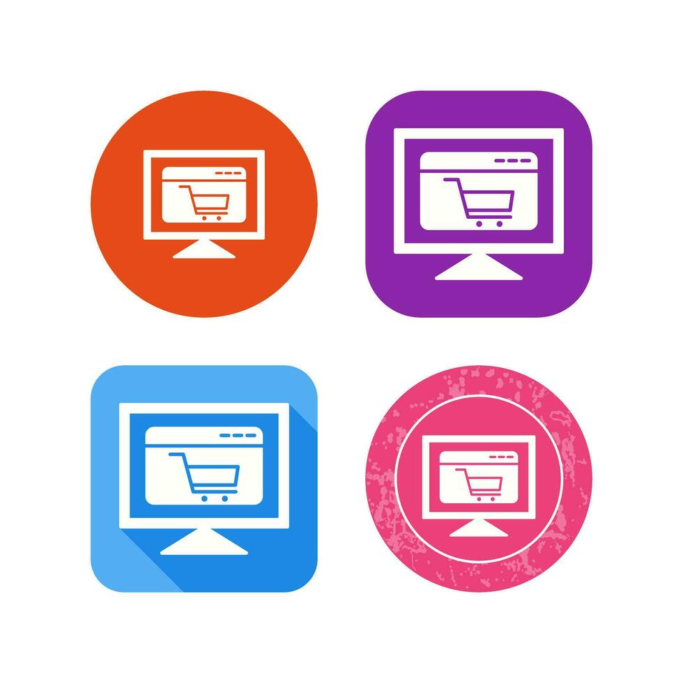 Ecommerce Website Vector Icon