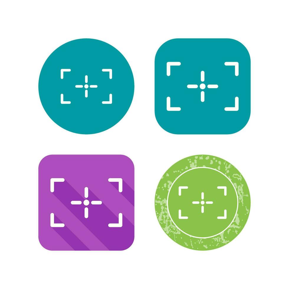 Unique Focus Vector Icon