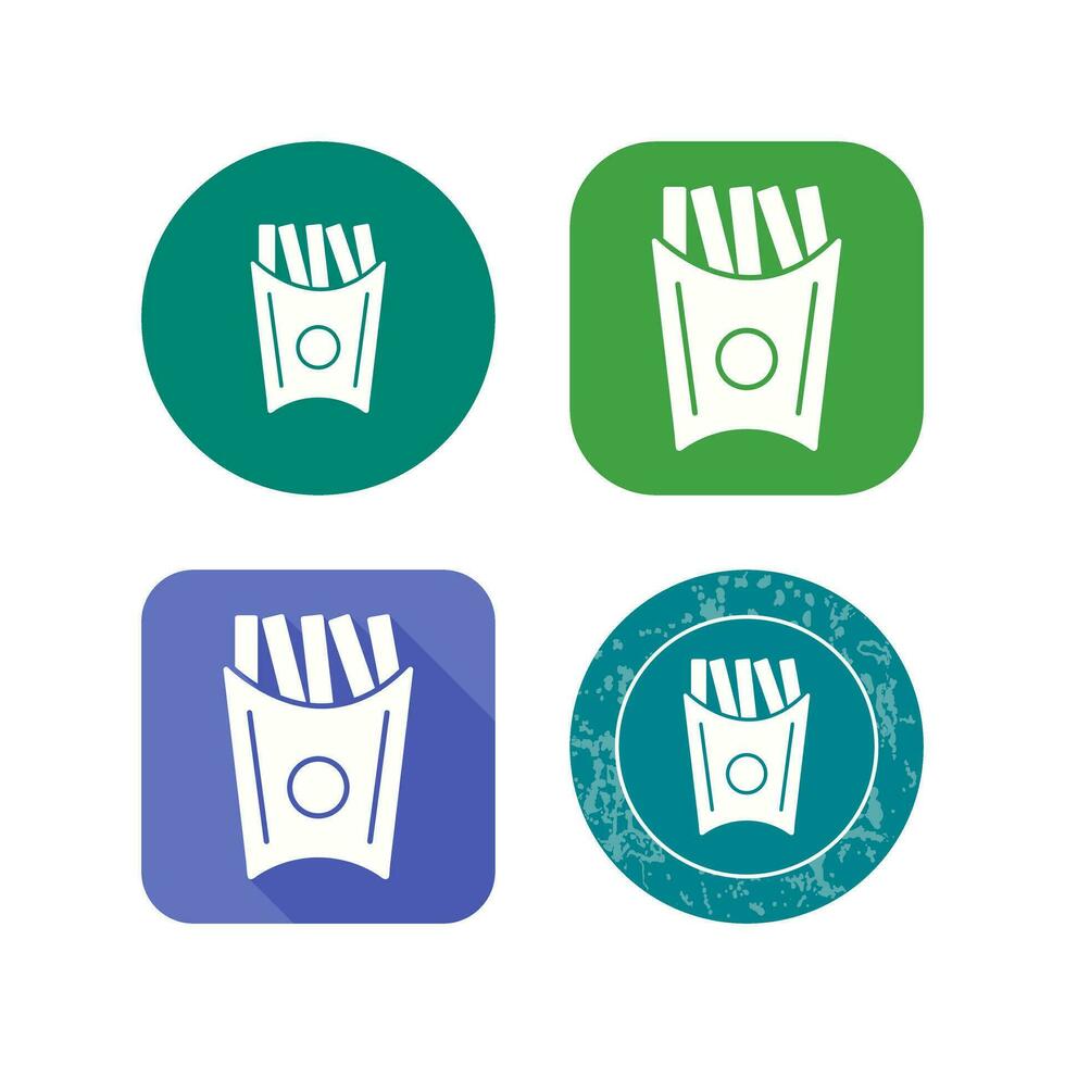 Unique French Fries Vector Icon