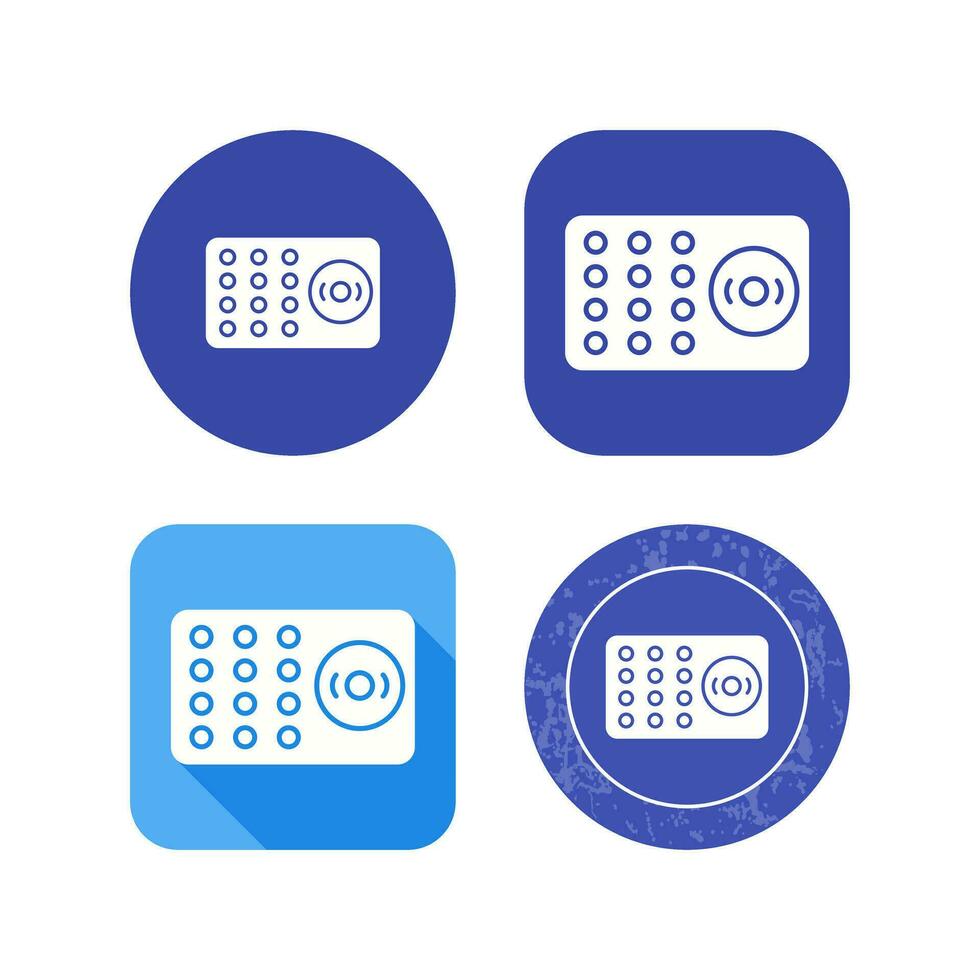 Unique Ring Alarm Vector Icon