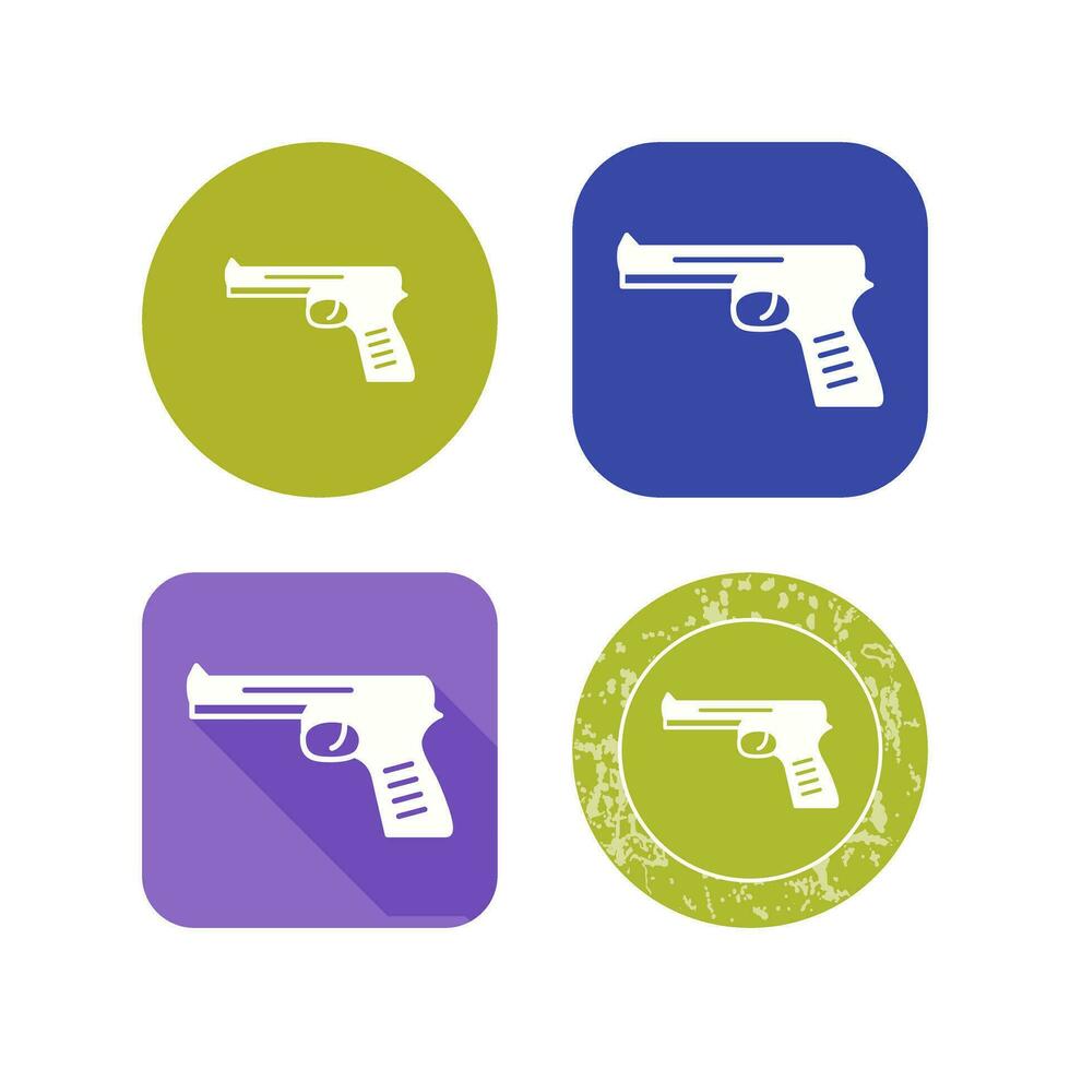 Unique Pistol Vector Icon