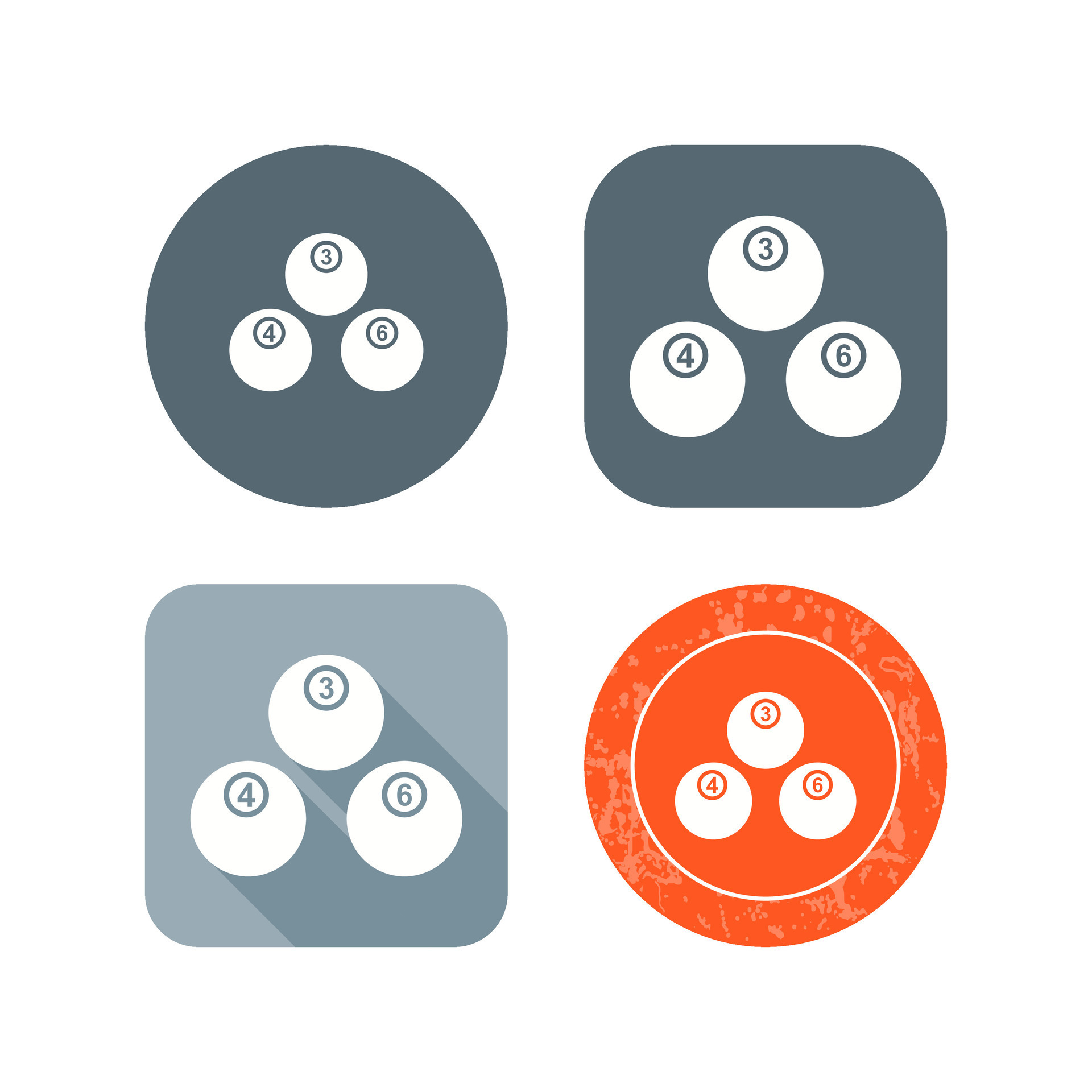 Unique Snooker Balls Vector Icon 25244176 Vector Art at Vecteezy