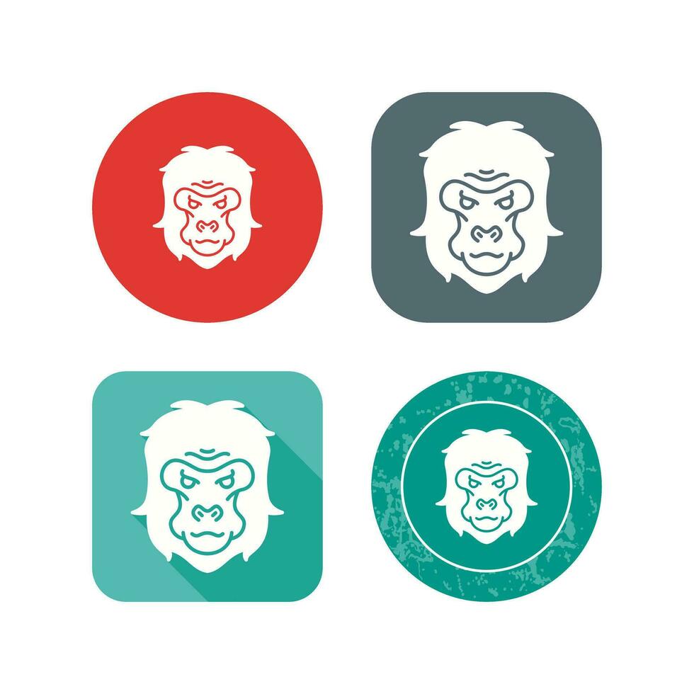 Gorilla Vector Icon