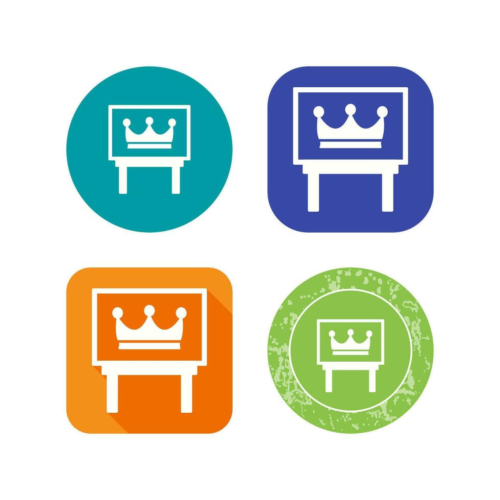 Crown Exhibit Vector Icon